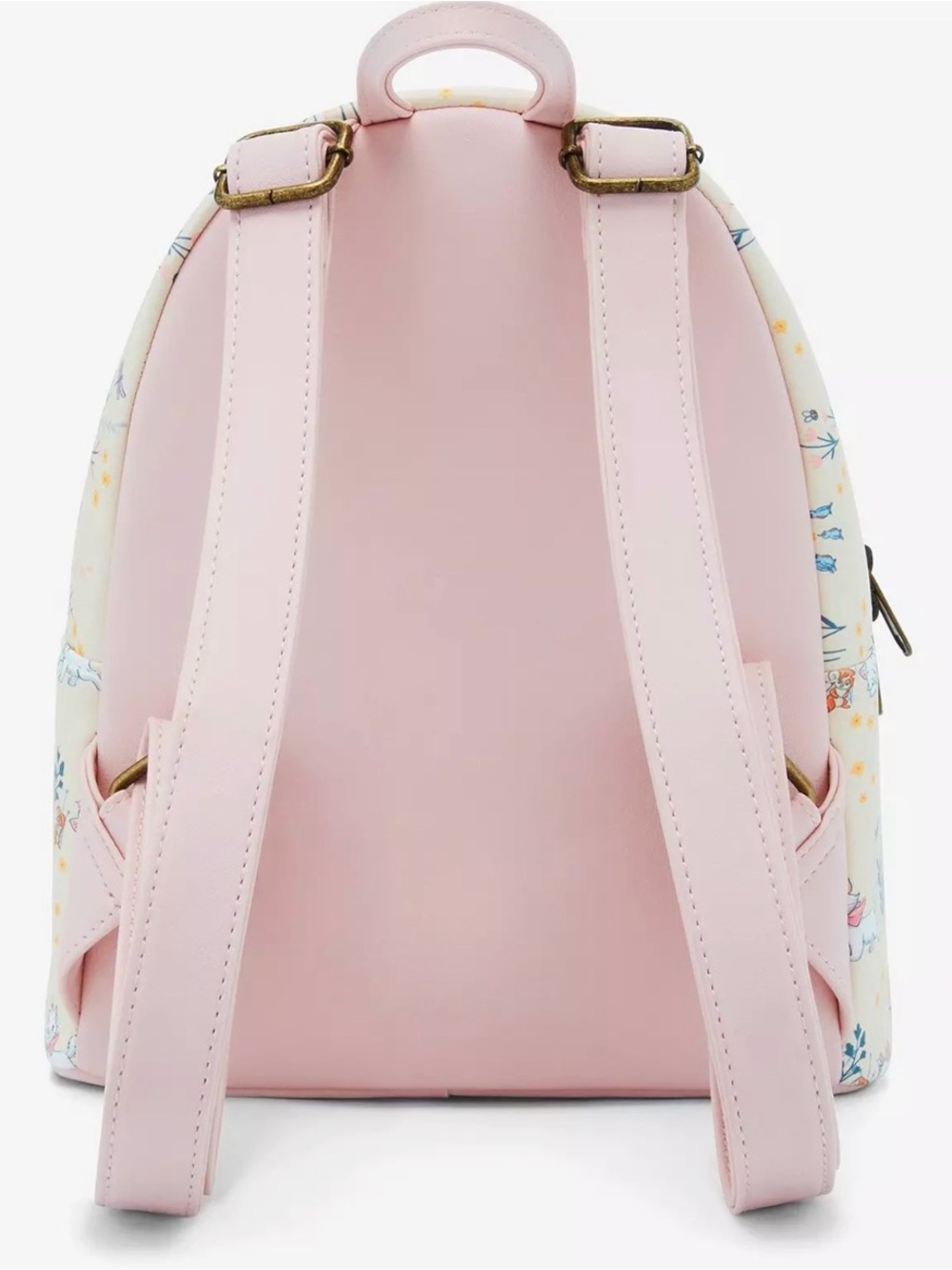 Cream Aristocats Marie Floral Loungefly Backpack - Picture 3 of 3